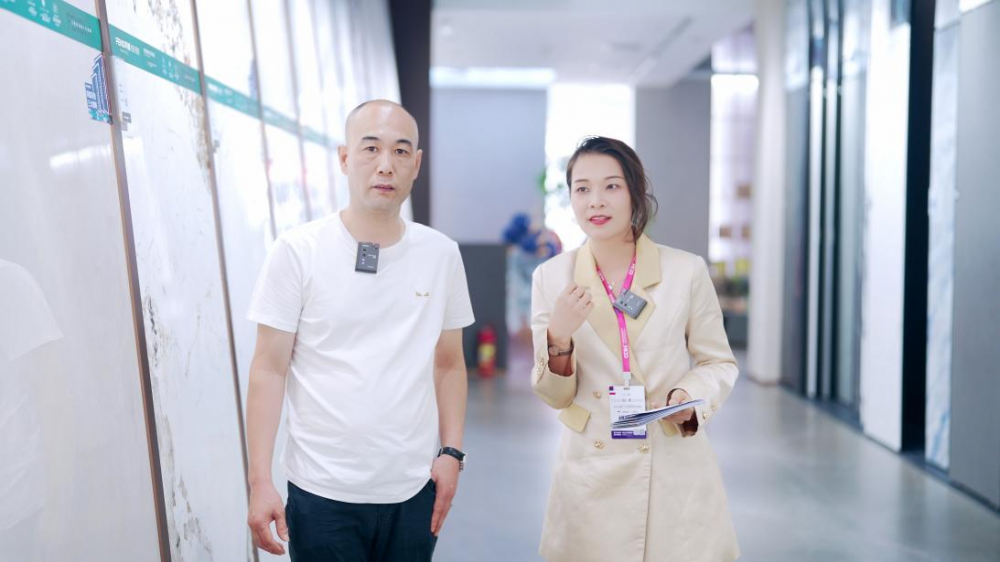 探展第一线|FENDI芬迪岩板瓷砖走进2023江北瓷博会