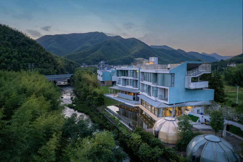 冠珠瓷砖×莫干山课间度假酒店：在竹海中焕新东方美学